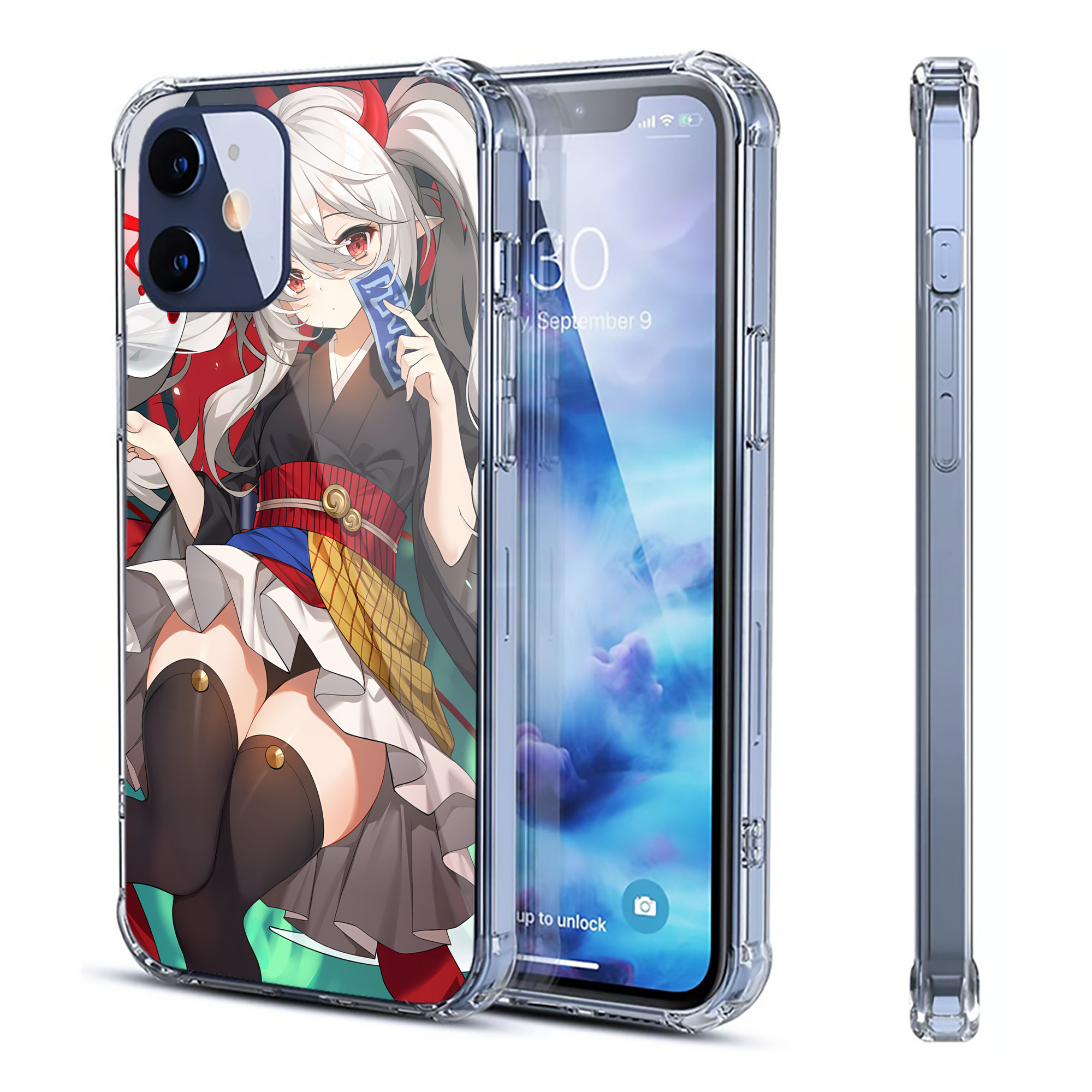 （画像用） 遊☆戯☆王 Yu-Gi-Oh! 【iPhone 12シリーズ対応】透明スマホケース（クリアソフトケース）